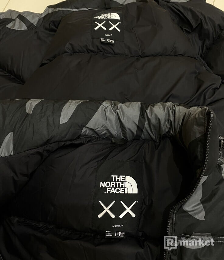 The North Face  x  KAWS - puffer jacket