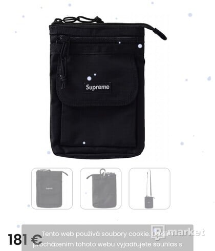 Supreme Shoulder Bag (FW19) black