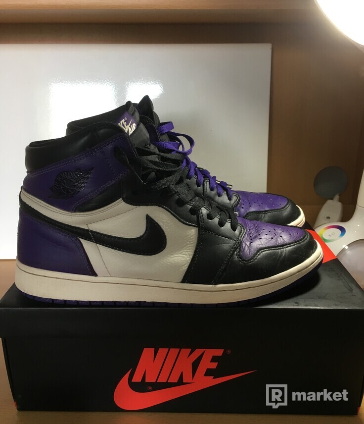 AJ1 court purple 46