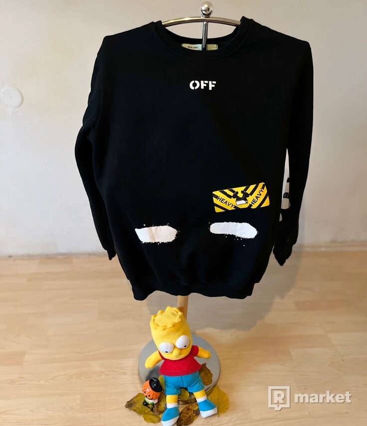 Off white 2025 heavy hoodie