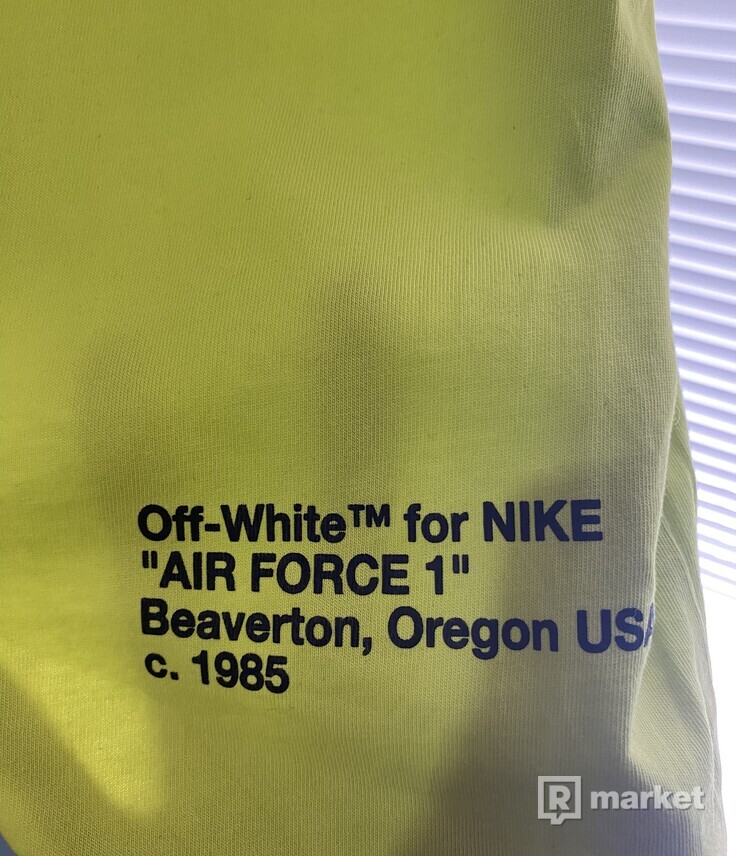 Nike x off white tee