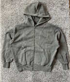 Trapstar Deconstructed Hyperdrive Oversized Zip Hoodie- Enzyme Wash