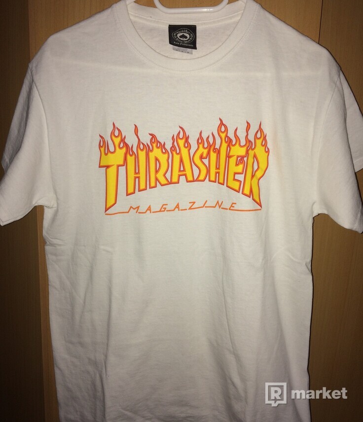 Thrasher tričko flame logo