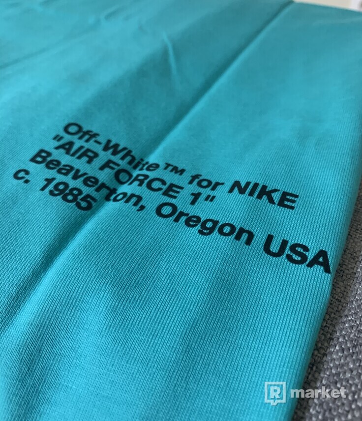 Off white x Nike NRG A6 Tee Retro Blue