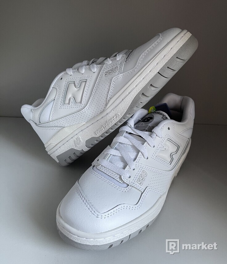 NB 550 White 38.5, 40
