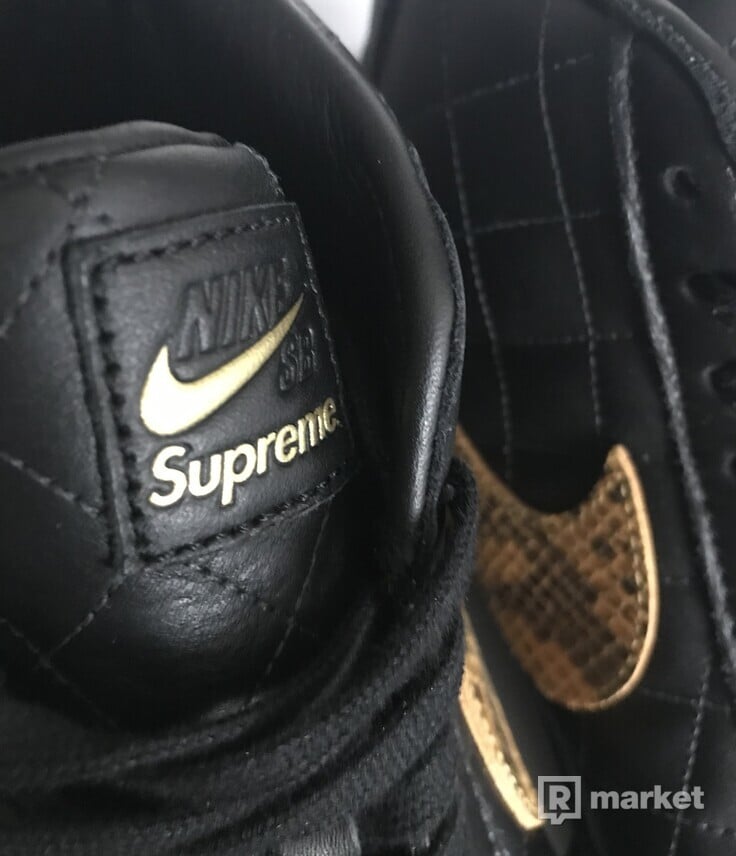 Nike x Supreme Blazer Mid QS Black