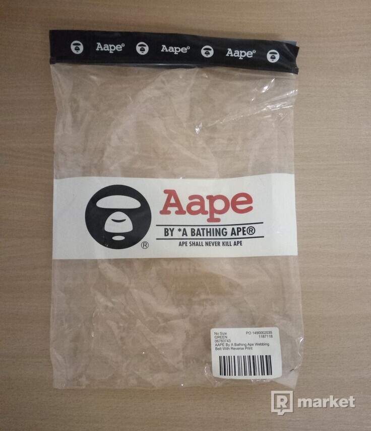 AAPE by A Bathing Ape obojstranný opasok