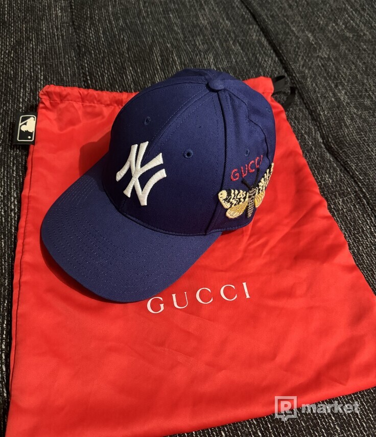 Gucci NY Yankees Butterfly Cap