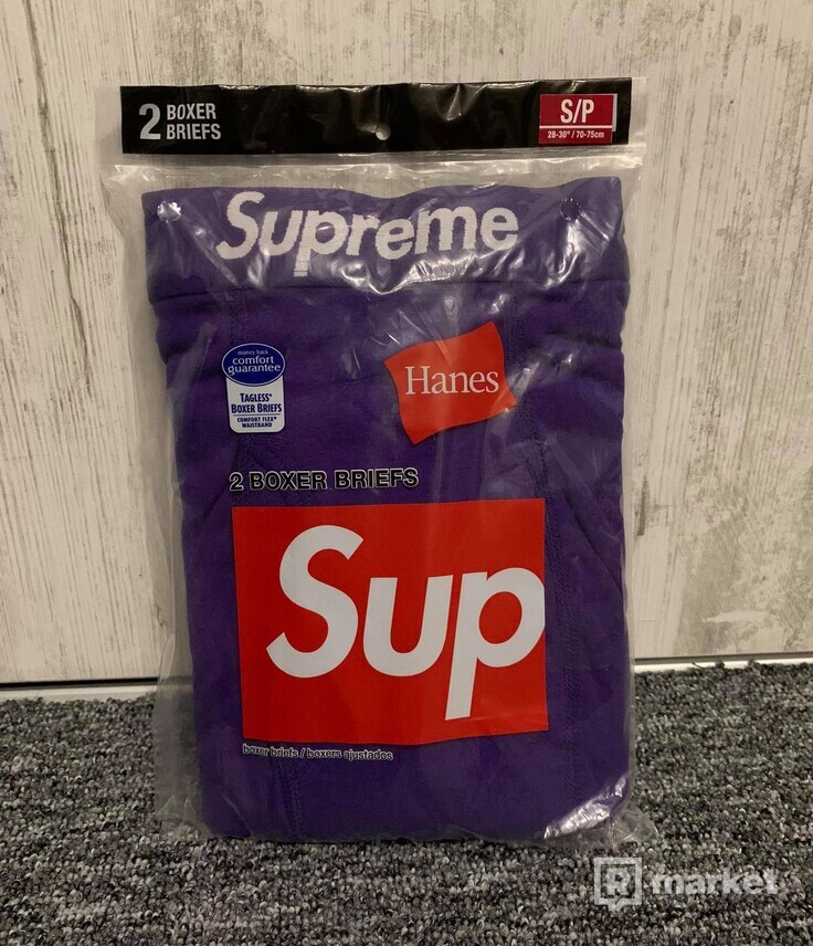 Supreme Hanes Boxers Purple (S)