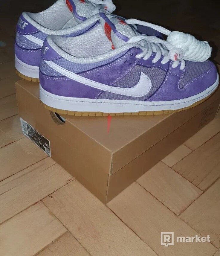 Nike SB Dunk Low Pro ISO Orange Label Unbleached Pack Lilac