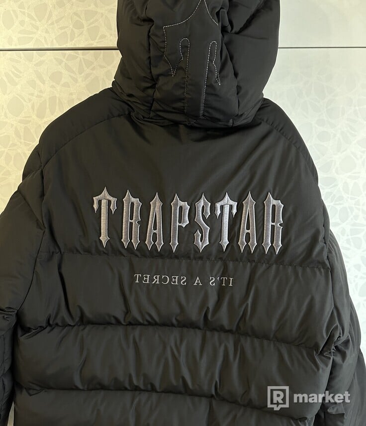 TRAPSTAR Decoded Hooded Puffer - Black