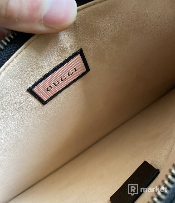 Gucci Ghost multicolor pouch leather
