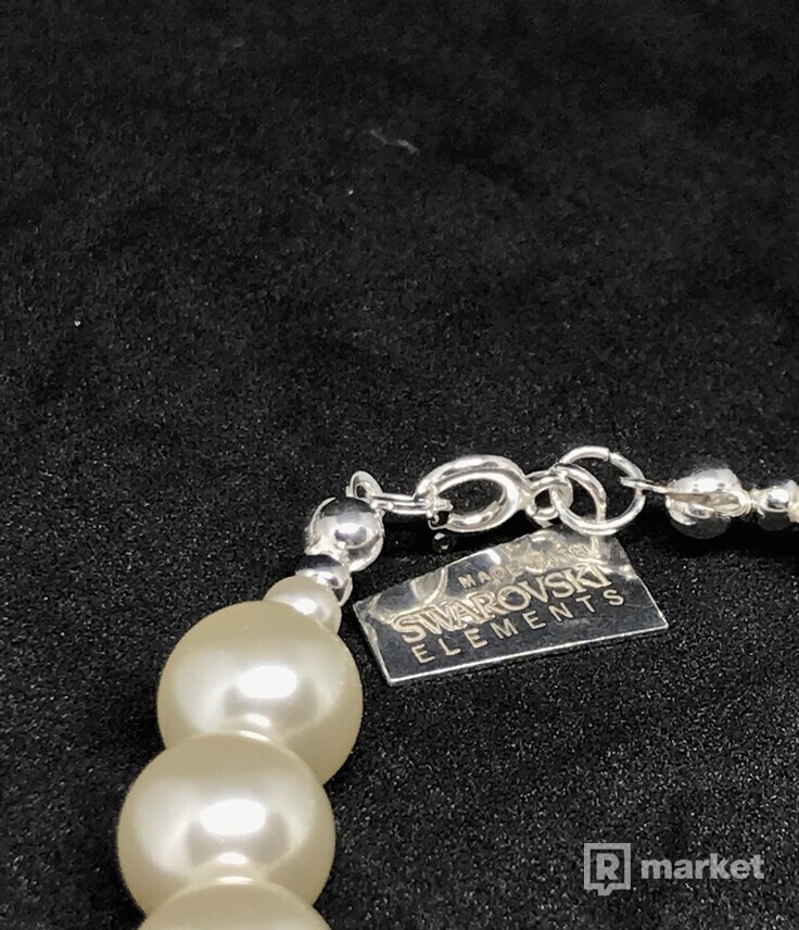 Swarovski perlový náramok