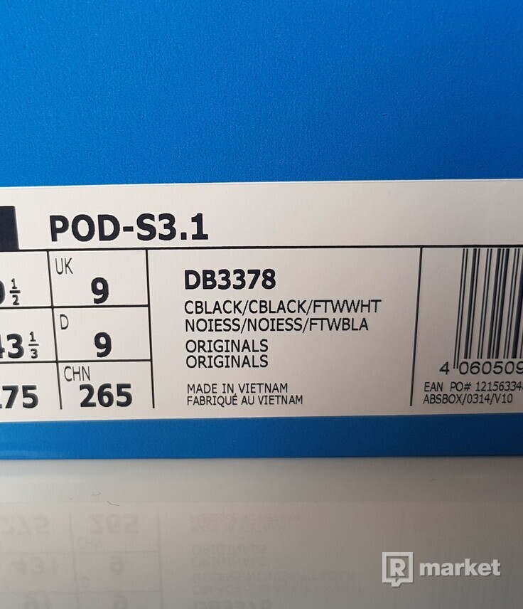 Adidas POD-S3.1   vel. 43 1/3    nové, DS, nikdy neobute