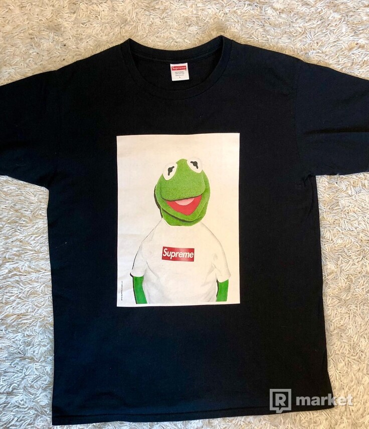 Supreme Kermit The Frog Box Logo Tee