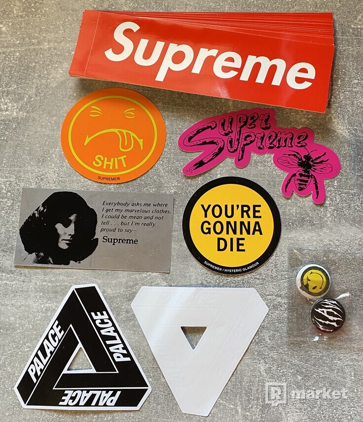 Supreme stickers 70+ks