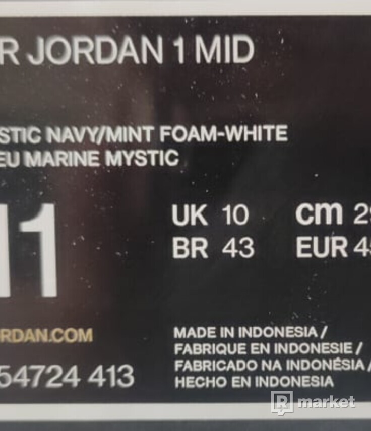 Air Jordan 1 Mid Mint