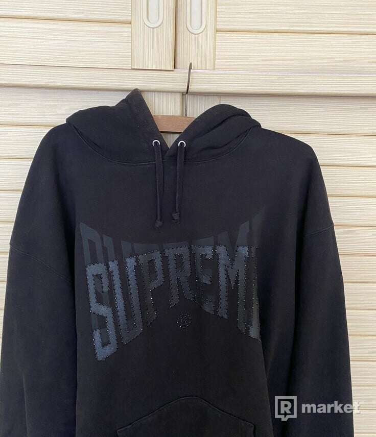 Supreme Rhinestone Shadow Hooded Sweatshirt