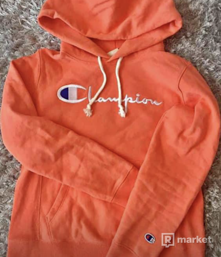 Wtt/Wts Champion Orange Hoodie - limited edition