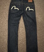 Evisu logo jeans