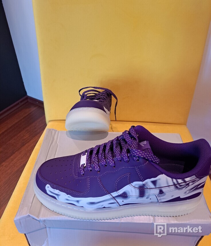 Predám Nike Air Force 1 Skeleton purple