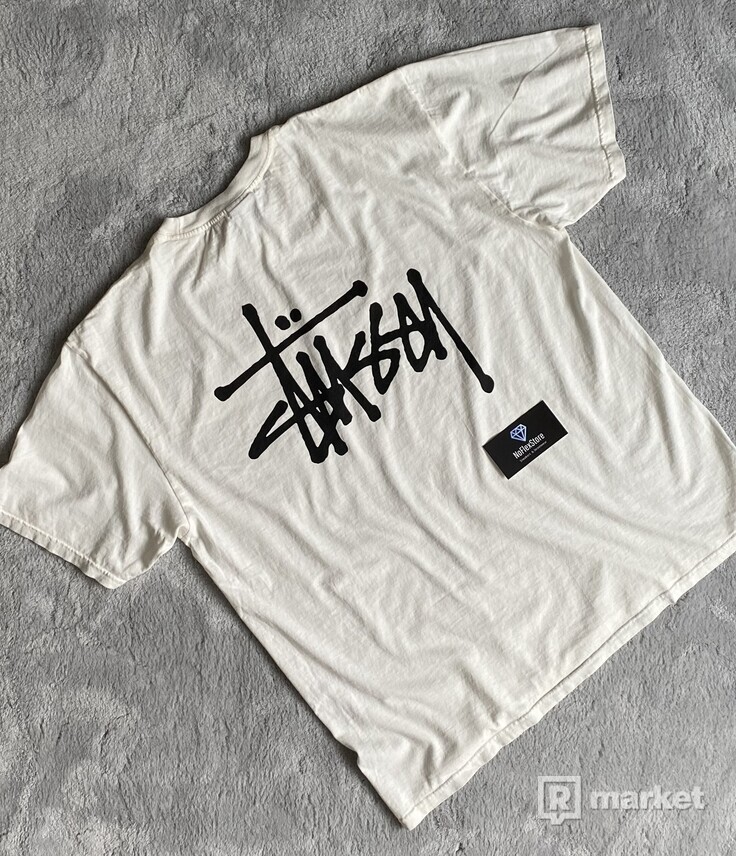 Stüssy Basic Pigment Dyed Natural Tee