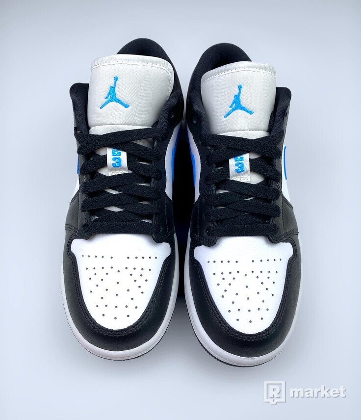 Jordan 1 Low Black University Blue White (W)