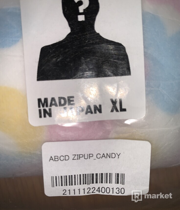 Josewong ABCD exclusive candy Zip-up hoodie