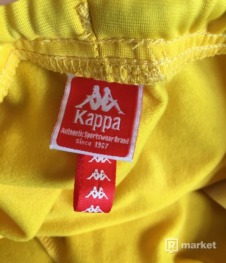 tepláky KAPPA yellow