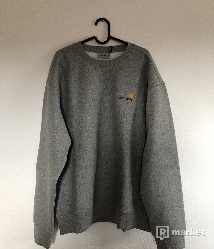 Carhartt WIP American Script Sweatshirt Grey