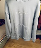Givenchy faded logo hoodie