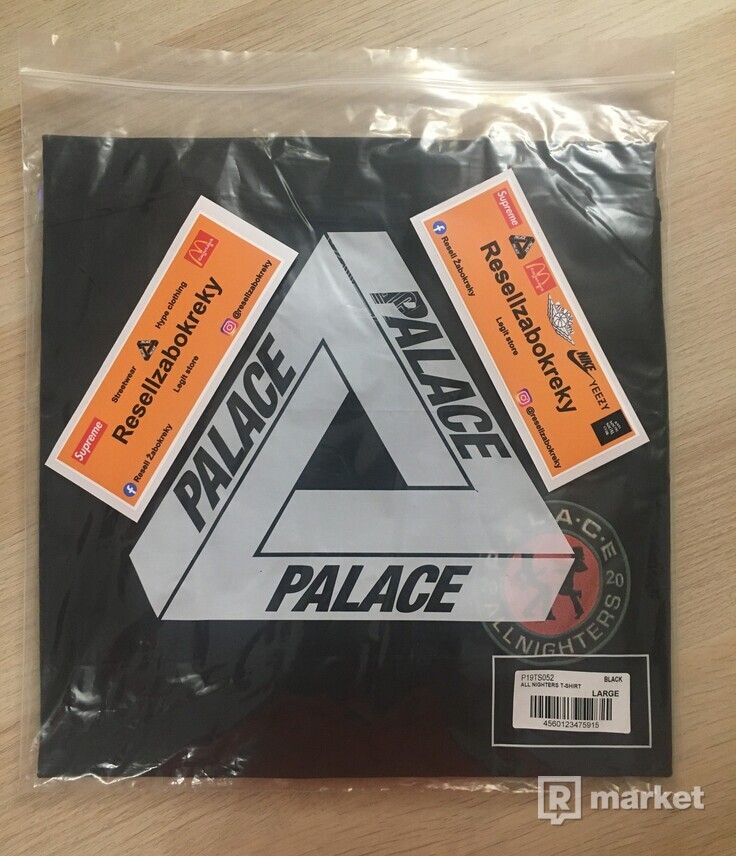 Palace All Nighters T-Shirt Black