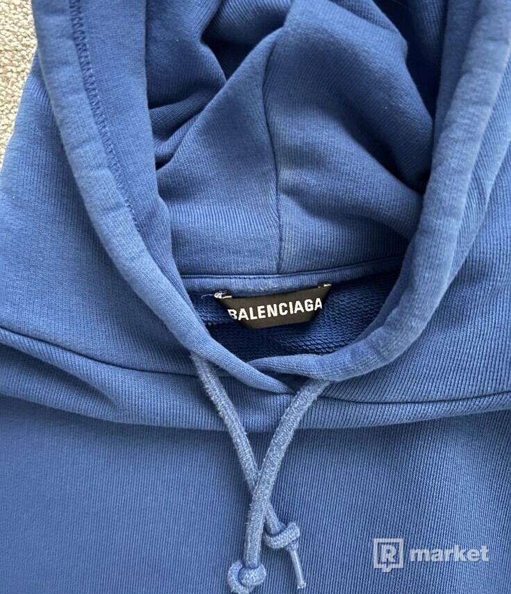 Balenciaga small logo hoodie