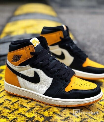 Nike Jordan 1 High Taxi/Yellow Toe