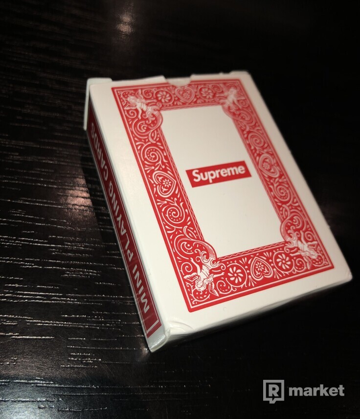 Supreme mini playing cards