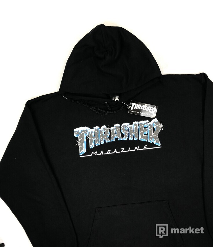 THRASHER Ice Logo hoodie