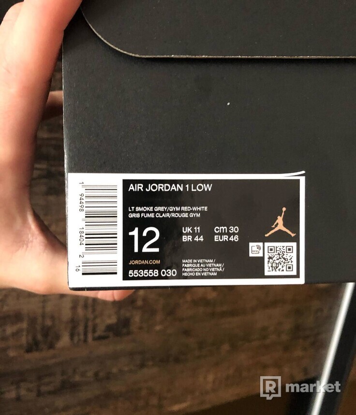 Nike Air Jordan low - Smoke grey
