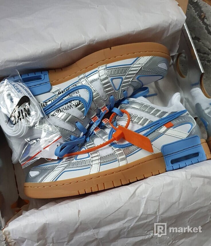 Nike X Off White Rubber Dunk "UNC"