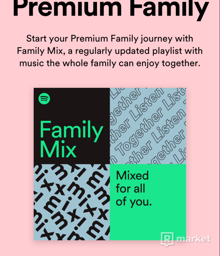 Spotify Premium 3/6/12 mesiacov | pozvánka