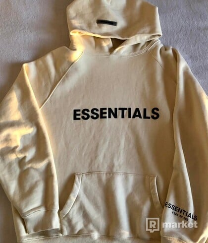 Fear of God Essentials hoodie "Cream