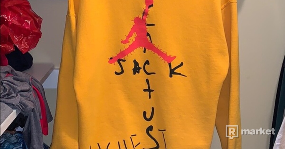 Travis Scott Jordan Cactus Jack Highest Hoodie Gold | REFRESHER Market