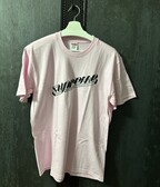 Supreme banner tee pink M
