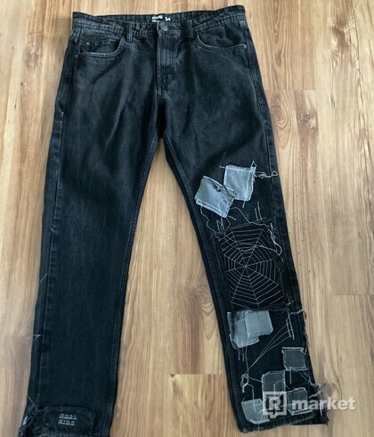Spider web jeans