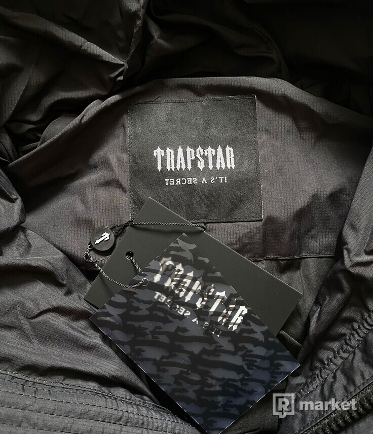 Trapstar Decoded 2.0 Puffer Jacket - Black/Grey