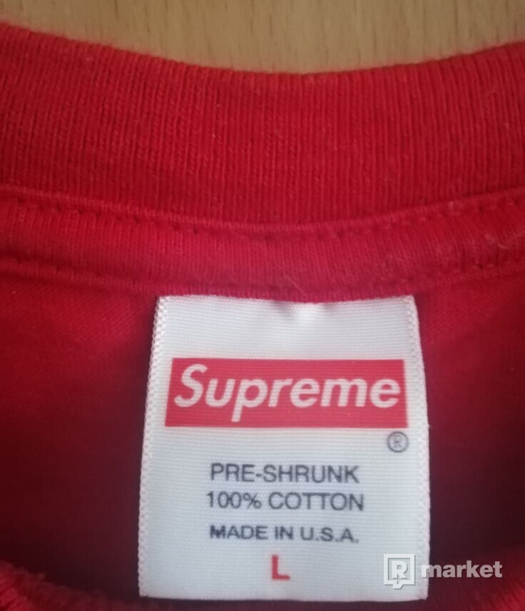 Supreme Money Power respect Red size: L