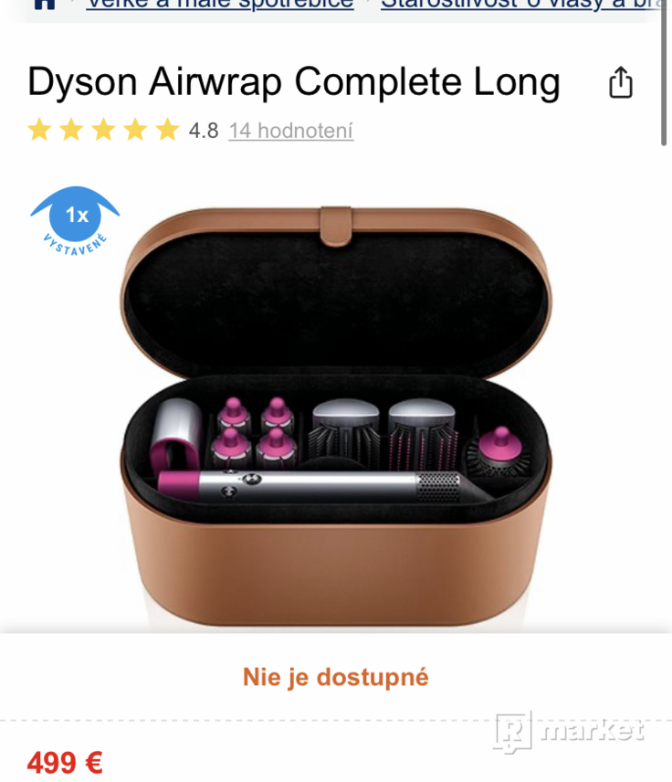 Kulmofén Dyson Aiwrap Complete Long