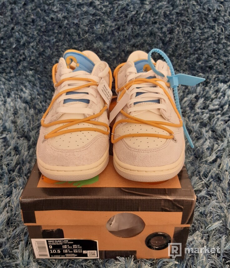Nike Dunk low off-white lot 34