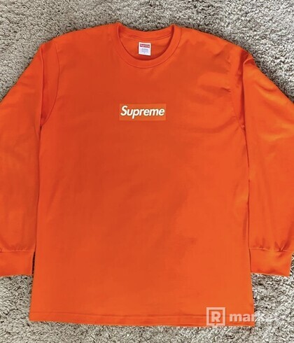 Supreme box logo orange