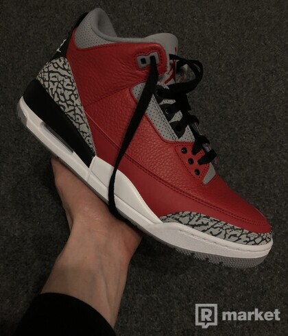 Air Jordan 3 red cement