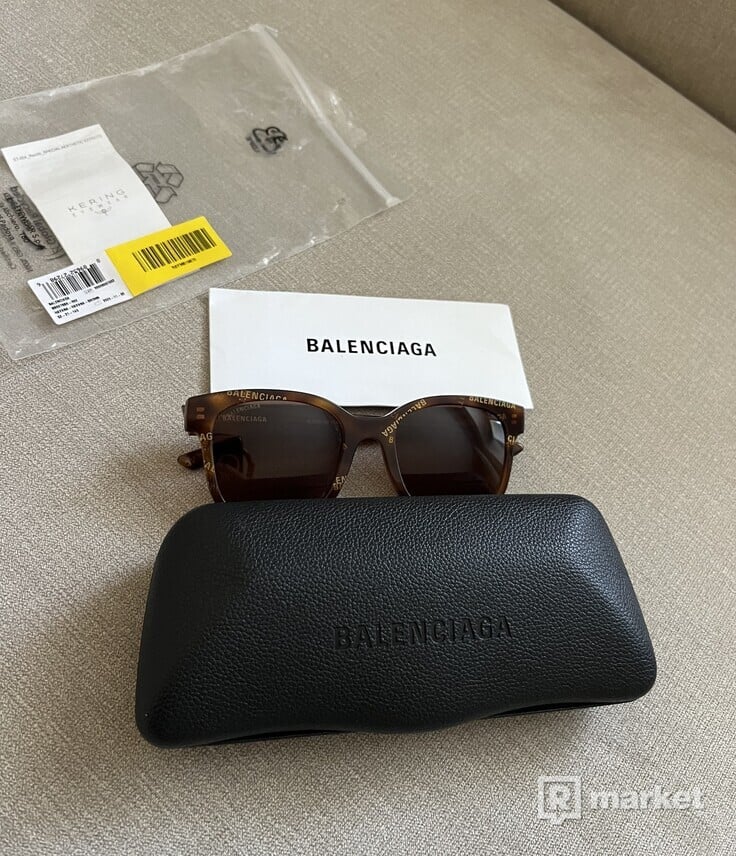Balenciaga sunglasses Havana